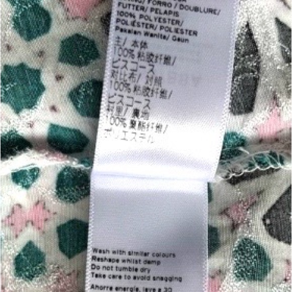 TOPSHOP Geo Moorish Moroccan Tile Tie Neck Halter Midi Dress size 6 - Picture 15 of 16